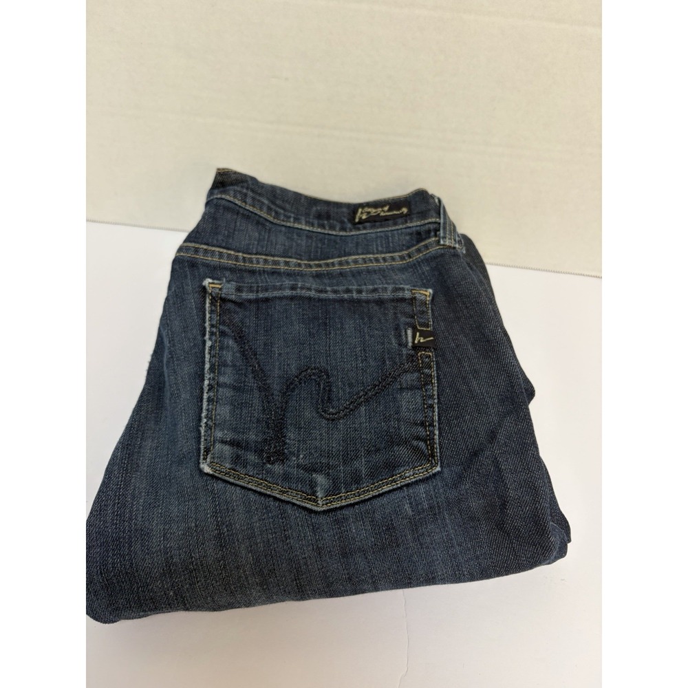 Citizens of Humanity Amber Dark Wash Mid Rise Bootcut Jeans Made USA Size 28